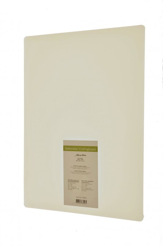 Skjærebrett 50x35 cm, hvit