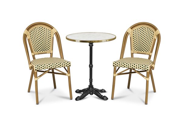 Bordplate Marble Bistro Ø60 cm, Messing