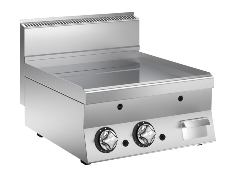 Mareno FT68GL Flatgrill 800 mm, gass, glatt støpejern
